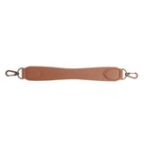 PU Leather Short Handbag Strap Replacement Purse Handle Holder 29cm Brown