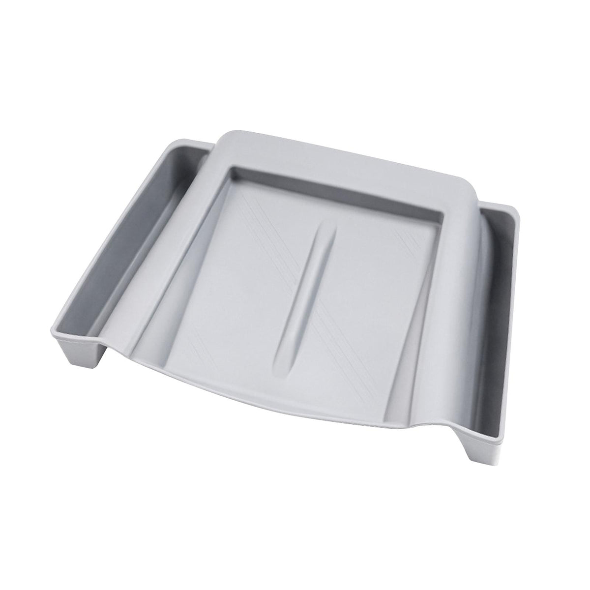 Maxbell Center Console Wireless Charging Mat Protection Cover for Tesla Model Y/3 Gray with Pocket