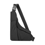 Maxbell Sling Bag Shoulder Backpack Crossbody Daypack Sports Pouch Bag Men Chest Bag Black