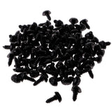 200 pcs Plastic Safety Nose for Bear Animal Toy Doll DIY 10x13mm & 9x12mm