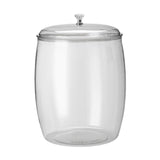 Clear Canister Coffee Bean Kitchen Food Container for Cereal Loose Tea Beans 17.5L