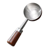 Maxbell Coffee Spoon 15ml/30ml Coffee Bean Spoon for Loose Tea Ingredients Seasoning 9.7cmx3.5cm Sliver