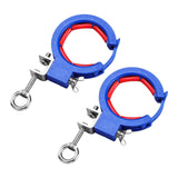 Maxbell 2 Pieces Cable Tray Rollers Wire Management Adjustable Cable Threading Tools Navy Blue