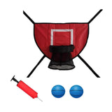 Maxbell Basketball Hoop for Trampoline for Kids Adults Outdoor Lightweight Backboard red