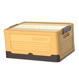 Maxbell Storage Box Organization Saving Space Easy Use for Food Underwear Toys Yellow L