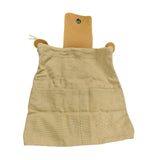 Maxbell Outdoor Foraging Bag with Drawstring Belt Bag for Outdoor Foragers Gardeners khaki