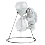 Maxbell Maxbell Hourglass Sand Timer Sandglass Resin Statue Kids Bedroom 5 Minutes Silver