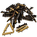 Maxbell 50pcs Alloy Bullet Shape Rivets Spike Studs Spots for DIY Belts Bags Bronze