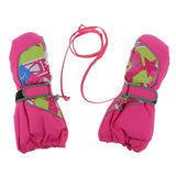 Maxbell Maxbell Children Winter Warm Ski Gloves Waterproof Windproof Gloves/Mittens Rose M