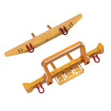 Maxbell RC Front Rear Bumper Pro for MN999 MN222 SCX10 90046 90047 RC Car Model gold