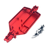 Maxbell RC Car Chassis Plate DIY Replacement for 16101 16102 16103 16104 16106 16201 Red