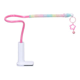 Maxbell Perch Stand Stable Sturdy Versatile Portable Parrot Stand for Indoor Outdoor Pink