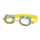Maxbell Kids Swim Goggles Waterproof Comfortable Glasses for Beach Pool Water Sports Yellow Dog