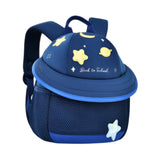 Maxbell Cute Mushroom Backpack for Kids Travel Bag Fashion Funny Schoolbag 3-6 Years Navy Planet S