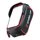 Maxbell Maxbell Bike Phone Mount Bag Top Tube for Bicycle Top Tube Black Red
