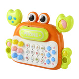 Parent Child Interactive Toy Mobile Phone for Children 3 Years Old orange