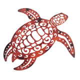 Maxbell Metal Sea Turtle Decoration Wall Mounted 11.6x11.6inch for Kitchen Balconies Style C