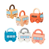 Maxbell 6 Pieces Montessori Toys Kids Learning Locks with Keys for Ages 3 Yrs+ Kids