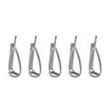Maxbell 5pcs 3.4mm Fishing Rod Guides Stainless Steel & SIC Tip Tops Line Rings Repair Kit - Aladdin Shoppers