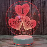 RGB Color Changing Night Light, Press Dimmable Bedside Lamp, Portable Decor Plug-in Remote 16 Colors