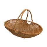 Maxbell PP Material Picnic Storage Basket for Vegetable Fruit Sturdy Multifunctional Size M