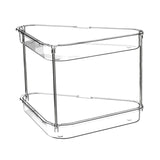 Maxbell 2 Tier Shower Shelf Bathroom Countertop Organizer for Toilet Kitchen Bedroom Transparent