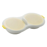 Microwave Egg Cooker Portable Egg Boiler Household Unique Kitchen Small Tool Yellow