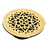 Maxbell Guitar Soundhole Cover Decorative Parts for Acoustic Guitars Block Protector Style B Yellow