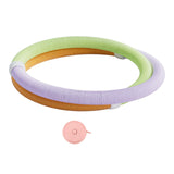 Maxbell Foldable Fitness Hoop Versatile Exercise Ring for Travel Waist Pilate Indoor Green with 1.4kg