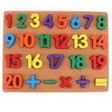 Maxbell Maxbell Wooden Jigsaw Puzzle Board Kids/Baby Cognitive Toy Number 1-20