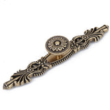 Maxbell 2x 165mm Antique Bronze Flower Cupboard Cabinet Drawer Wardrobe Door Pull Handle