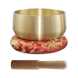 Maxbell Tibetan Bowl Set Mindfulness Yoga with Mallet for Office Friends Men 5inch