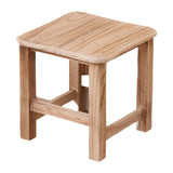 Maxbell Wooden Step Stool Change Shoe Stool Footrest for Bedside Doorway Living Room 30cmx30cmx30cm