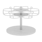 Maxbell Rotating Water Bottle Holder Decor Storage Rack for Kitchen Cabinet Tabletop