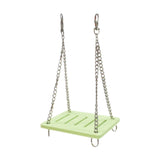 Maxbell Hamster Swing Toy Cage Decor Pet Hanging Accessories for Macaw Bird Parakeet Green