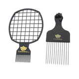 Maxbell Maxbell 2 In 1 Afro Twist Hair Comb DIY Styling Hair Pick Lift Twist Wave Curl Comb