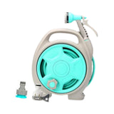 Maxbell Water Pipe Cart Space Saving Garden Hose Storage for Gardening Watering Tool Blue