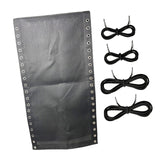 Maxbell Folding Lounge Chair Repair Cloth 160x43cm for Pool Sling Chair Lounge Chair Black