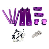 Maxbell 1/10 RC Magnetic Invisible Body Post Mount Kit Sturdy Aluminum Alloy for 417 Purple