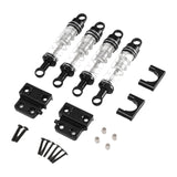 Maxbell 1/12 RC Car Shock Absorber Set Replaces Upgraded Kits for LC79 DIY Hobby Car Black
