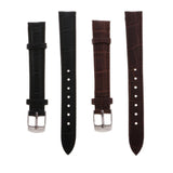 Maxbell High Quality Mens Leather Strap Bracelet Band Replacement for Watches 14mm