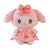 Maxbell Anime Plush Doll Cute Throw Pillow 30Cm Soft Toy for Festivals Holiday Girls Boys melody pink
