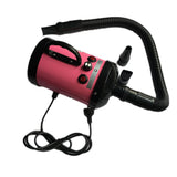 Maxbell Pet Dog Cat Hair Dryer Grooming Blow Hairdryer Blower Heater Pink EU Plug