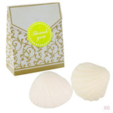 Maxbell Wedding Party Favor Gift Bags Box 6 + Shell Shape Soap 12pcs