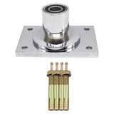 Maxbell Pole Dance Fixed Flange Plate Rectangular Top Plate for Home Ceiling Roofing