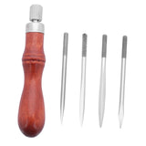 Maxbell PU Leather Sewing Awl DIY for Leatherworking Punching Holes Marking Surfaces