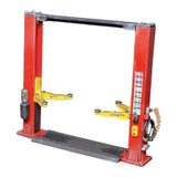 1:64 Car Gantry Lift Scene Display Sand Table Decoration Diorama Accessories Red
