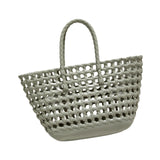 Maxbell Womens Woven Tote Bag Lightweight Summer Beach Handbag for Vacation Shopping Light Green