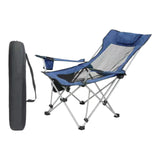 Maxbell Folding Camping Chair Compact Foldable Chair for Lawn Barbqeu Outdoor Sports Blue