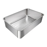 Maxbell Cat Litter Box Detachable Open Top Anti Splashing Bedpan Kitten Potty Toilet C